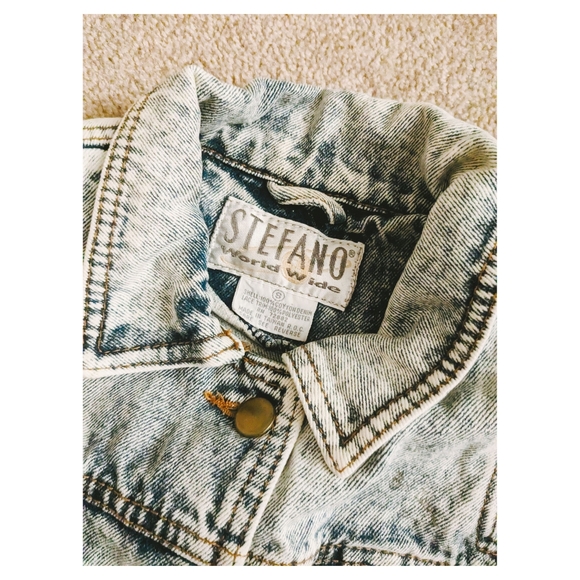 Cropped vintage denim jacket - Picture 2 of 5